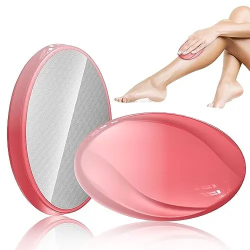 Produktbild: Nano Haarentferner für Damen und Männer, Kristall Haarradierer zur Haarentfernung - Tragbares Crystal Magisches Haarentfernungsgerät - Schmerzfreie Lösung für Rücken, Arme und Beine (Rosa)