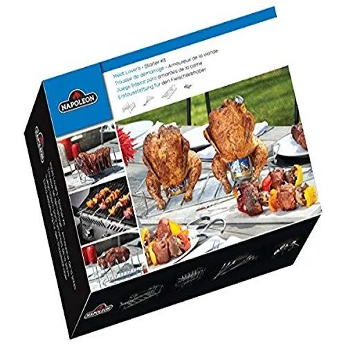 Produktbild: Napoleon Starter-Set für Fleisch-Liebhaber, Silber, 33.5 x 18 x 22 cm, 1 ml, 90001