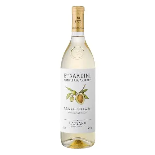 Produktbild: NARDINI alla Mandorla 50% vol. - einzigartige Spirituose auf Grappa-Basis mit Bittermandeln und Destillat von Marasca-Kirschen - trocken und vollmundig, im Abgang leicht süßlich (1 x 1,0l)
