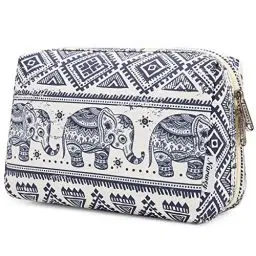 Produktbild: Narwey Make up Tasche Damen Schminktasche Kosmetiktasche Kulturtasche Damen Kulturbeutel, Makeup Tasche Makeup Bag (Elefant, Groß)