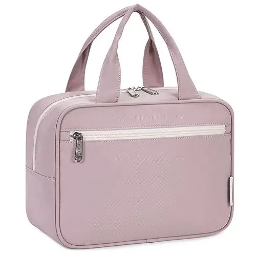 Produktbild: Narwey Kulturtasche Damen Gross Reise-Make-up-Tasche Große Kosmetiktasche Make-up-Etui Organizer für Damen Herren(Rosa)