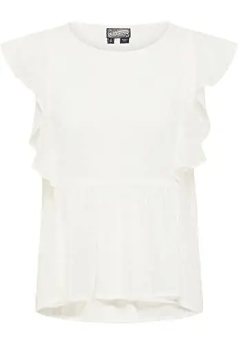 Produktbild: boundry Damen Kurzarmbluse 37326658-BO02, WOLLWEISS, S