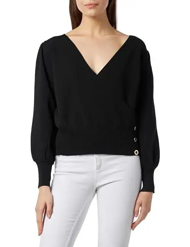 Produktbild: nascita Damen Strickpullover 11019478-NA03, Schwarz, XL/XXL