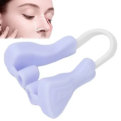 Produktbild: Nasenclip Nasenheber, Weicher Silikon Nasenformer Clip, Tragbarer Nose Lifting Clip Nasenstegglätter, Korrektor, Begradigen Sie den Nasensteg, Nasen Massagegeräte Werkzeuge für Damen(Violett)