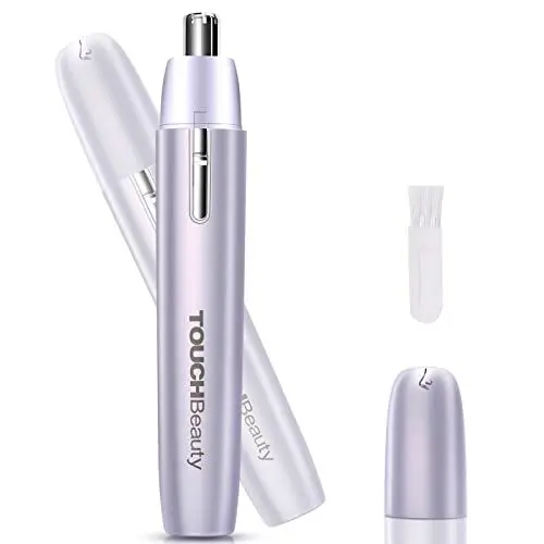 Produktbild: TOUCHBeauty Elektro Rasierer für Damen, Nasen und Ohrenhaartrimmer mit 1x AAA-Batterie, Hypoallergen, 2-in-1 Tragbar & Wasserdicht (Schmerzfrei für Gesicht,Intimbereich)