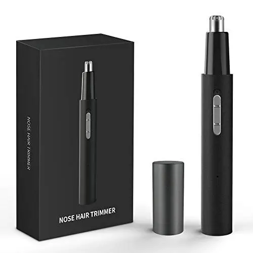 Produktbild: Nasenhaartrimmer Nasenhaarschneider Ohrhaarschneider,2 in 1 Professioneller Nasentrimmer - Schmerzfreier Herren und Frauen Nasenhaarentferner, Mit USB-Ladefunktion,IPX7 Wasserdichte Doppelklingen