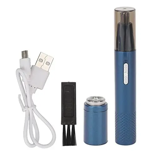 Produktbild: Nasenhaartrimmer Nasenhaarschneider Ohrhaarschneider, Schmerzloser Nasenhaarentferner für Männer und Frauen, Wasserdichte Gesichtshaarentferner, Leicht Zu Reinigen, USB Aufladbar