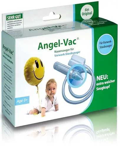 Produktbild: Nasensauger Angel-Vac Baby für Vorwerk Staubsauger Mit Extra weichem Saugkopf das Original seit 30 Jahren