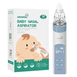 Produktbild: Nasensauger Baby | Nasensauger Baby Elektrisch| Nasensekretsauger Baby Staubsauger Wiederaufladbar, Mit 3 SaugstäRken Musik & Licht Beruhigender Funktion Und 3 GrößEn Silikon Tipps