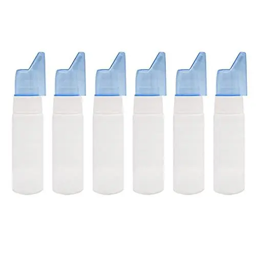 Produktbild: Nasenspray Flasche Leere Nachfüllbar Nasenzerstäuber Pumpzerstäuber Sprühflasche Nasensprühflasche für Nasenbewässerung Medizinische Kolloidale Silbersalzlösung 70ml 6 Stück