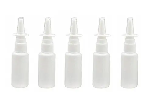 Produktbild: Nasenspray-Behälter, tragbar und nachfüllbar, auch für Make-up und Wasser geeignet, für zu Hause und unterwegs, aus Kunststoff, Weiß, 12 Stück