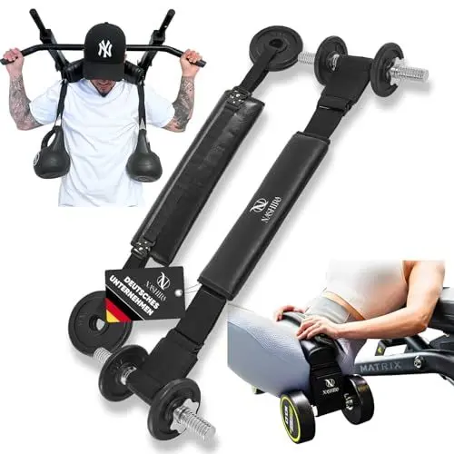 Produktbild: Nashira Fitnessgurt (Fitnessgerät für Zuhause und Gym) Ganzkörper Trainer Po Trainer Hip Thrust Dip Gürtel Gewichtsgürtel Krafttraining