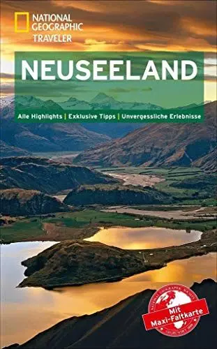 Produktbild: NATIONAL GEOGRAPHIC Reiseführer Neuseeland: Das ultimative Reisehandbuch mit über 500 Adressen und praktischer Faltkarte zum Herausnehmen für alle ... Erlebnisse (National Geographic Traveler)