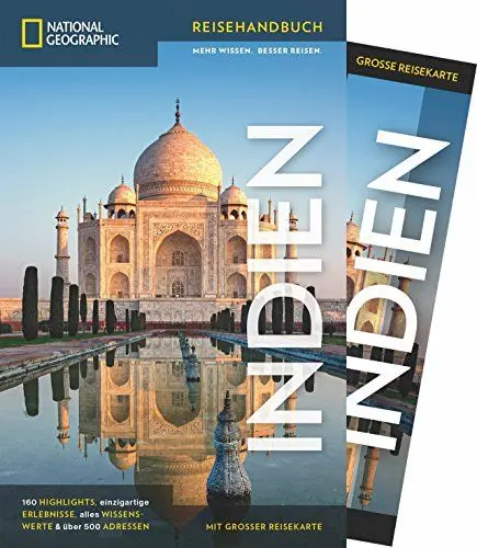 Produktbild: NATIONAL GEOGRAPHIC Reisehandbuch Indien: Der ultimative Reiseführer mit über 500 Adressen und praktischer Faltkarte zum Herausnehmen für alle Traveler.: Mit Maxi-Faltkarte (NG_Reiseführer)
