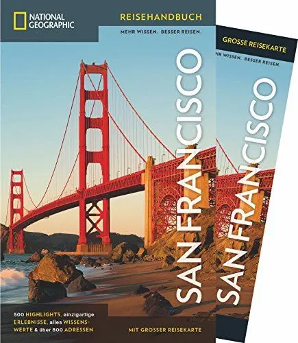 Produktbild: NATIONAL GEOGRAPHIC Reisehandbuch San Francisco: Der ultimative Reiseführer für alle Traveler. Mit über 500 Adressen und praktischer Faltkarte zum Herausnehmen.: Mit Stadtplan (NG_Reiseführer)