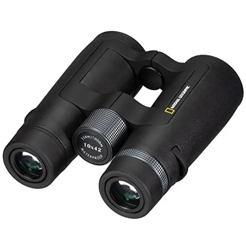Produktbild: National Geographic Fernglas Trueview NG 10x42, wasserdicht, multivergütete Linse mit 10-fach Vergrößerung, Ideal für Natur-Beobachtung, inkl. Tasche
