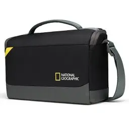 Produktbild: National Geographic Schultertasche Medium, Kameratasche für DSLR, Spiegellose Kameras mit Objektiv & Zubehör, Tablet-Fächer, Verstellbarer Tragegurt, Ultraleicht, NG E1 2370, Schwarz (Amazon-Exklusiv)