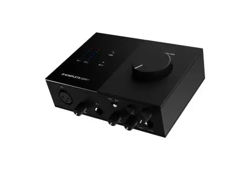 Produktbild: Native Instruments Komplete Audio 1 2x2 192kHz / 24 bit USB Audio Interface mit umfangreichem Softwarepaket, schwarz