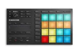 Produktbild: Native Instruments Maschine Mikro Mk3, USB MIDI Controller Drum Pad mit 16 Pads und Massive, Monark & Reaktor Prism Software. Inklusive 1.6 GB Keyboard Factory Selection Samples