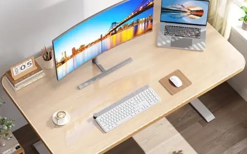 Produktbild: NATRKE Transparente Schreibtischunterlage Mattes, Extra Groß 152x91x0,15cm Schreibunterlage Durchsichtige Schreibtischmatte Unterlage Tischschoner Rutschfeste Runde Kanten für Büro & Zuhause