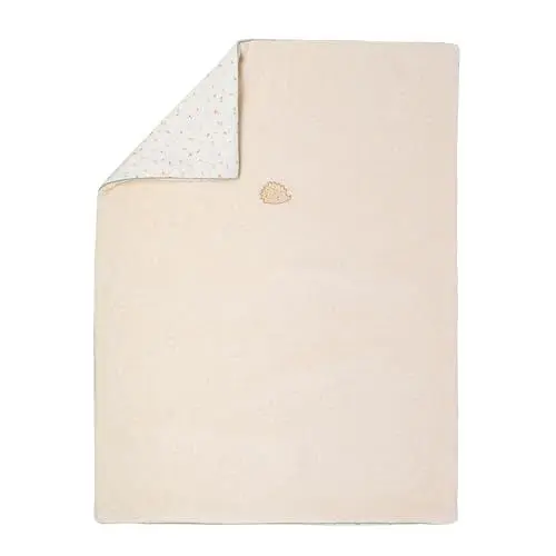 Produktbild: Nattou Kuscheldecke aus Baumwolle und Velours, Igel Zoë, 75 x 100 cm, Mila, Zoë und Lana, Beige