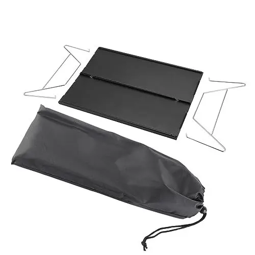 Produktbild: Natudeco Klappbarer Campingtisch, tragbarer Mini-Grilltisch, abnehmbare Halterung mit Aufbewahrungstasche für Outdoor-Camping, Wandern