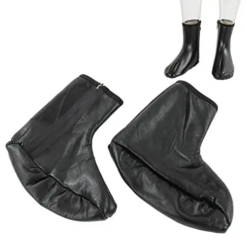 Produktbild: Natudeco Wildledersocken Muslimische Socken Wasserdichtes PU-Leder Warmhalten rutschfeste Islamische Socken für Camping Angeln Jagd Sunnah Khuff Socken Neuartige Kleidung