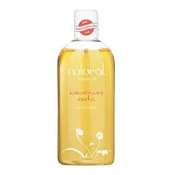 Produktbild: Natural Wellness Massageöl 'Kokosnuss Exotic' 250 ml | Erotisches intim Körperöl | Massage-Öl für Erotik-Wellness und Entspannung | Muskelentspannung mit exotischem Kokos Duft