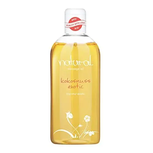 Produktbild: Natural Wellness Massageöl 'Kokosnuss Exotic' 250 ml | Erotisches intim Körperöl | Massage-Öl für Erotik-Wellness und Entspannung | Muskelentspannung mit exotischem Kokos Duft