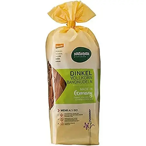 Produktbild: Naturata Demeter Dinkel-Vollkorn-Bandnudeln, 500 g