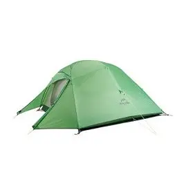 Produktbild: Naturehike Cloud-Up 3 Ultraleichtes Zelt 3-Personen-Rucksackzelt zum Wandern Camping im Freien (210T Grün)