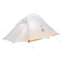 Produktbild: Naturehike Cloud up 2 Upgrade Ultraleichte Zelte Doppelten 2 Personen Zelt 3-4 Saison für Camping Wandern (10D Gelb Upgrade)