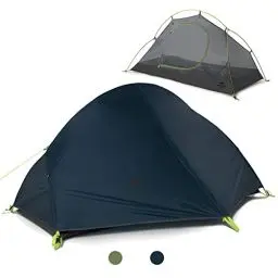 Produktbild: Naturehike Ultraleichtes Zelt,1-2 Person Kuppelzelt Wasserdicht für Rucksackreisen Trekking mit 3 Jahereszeiten,Einfache Einrichtung für Wanderungen Tragbar Anti UV Doppelschicht Campingtent