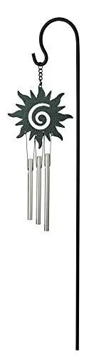 Produktbild: NATURE'S MELODY - Ornament Klangspiel Gartenstecker SONNE, ca. 18 Zoll / ca. 45 cm