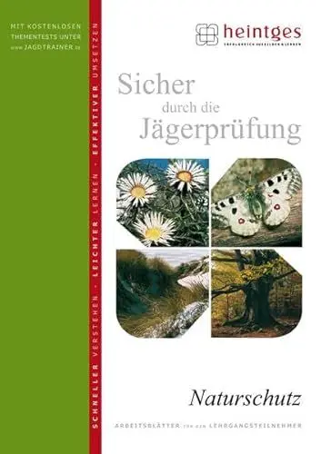 Produktbild: Naturschutz (Sicher durch die Jägerprüfung. Arbeitsblätter)