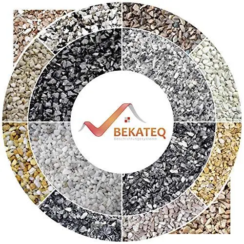 Produktbild: Naturstein Marmorkies 25kg Bianco Carrara 3-5mm - Steinteppich Bodenbelag, Dekosteine - Ziersplitt, Zierkies, Gartengestaltung, Streusplitt, Teichkies, Gartenkies, Wegkies - BEKATEQ BK-590