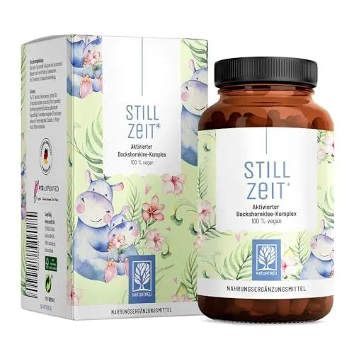 Produktbild: NATURTREU® Bockshornklee Kapseln vegan & aktiviert - Bockshornklee Komplex speziell für stillende Mütter