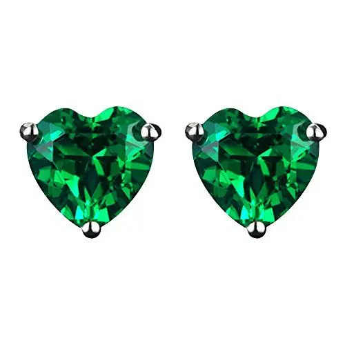 Produktbild: Navachi - Silber Herzschliff Green Émeraude de synthèse