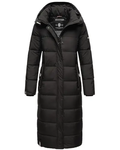 Produktbild: Navahoo Damen Winter Jacke Stepp Mantel B872 (B872-Isal-Schwarz-Gr.S)
