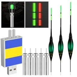 Produktbild: NAVESO 3 Stück LED Posen Angeln, Posen Angeln Mit Gravity Sensing Und Basis, 1.2g/1.8g/2.2g Posen Angeln Smart, Angelzubehör, Angel Zubehör Zum Tauchgebiet Angeln Am See, Fluss Oder Teich