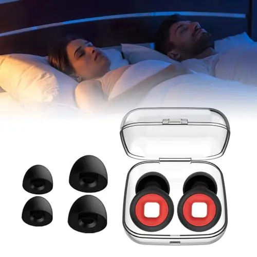 Produktbild: NAVESO Ohrstöpsel zum Schlafen, Artvive Schnarchstille Ohrstöpsel, Ohrstöpsel aus Weichem Silikon, Anti Schnarch Ohrstöpsel, Ohrenstöpsel, Gehörschutz, Loop Earplugs, Ohrenstöpsel für Die Nacht