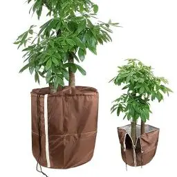 Produktbild: NAVESO Topfschutz Pflanzen Winter 45 cm*55 cm, Thermo Topfschutz Pflanzen, Ainterschutz für Kübelpflanzen, Pflanzen Winterschutz Draußen, Aluminiumfolie Wärmedämmende für Pflanzenschutz Winter