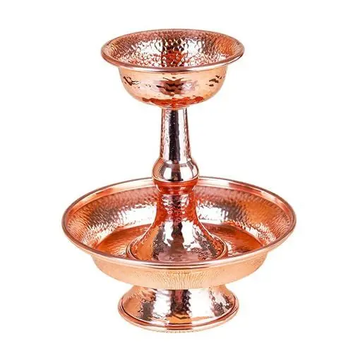 Produktbild: Navna Exquisites Handgefertigte Gebetsschale aus Metall, tibetisch-buddhistische Opfertasse für spirituelle Praktiken, Anbetungstasse, Ritualgefäß