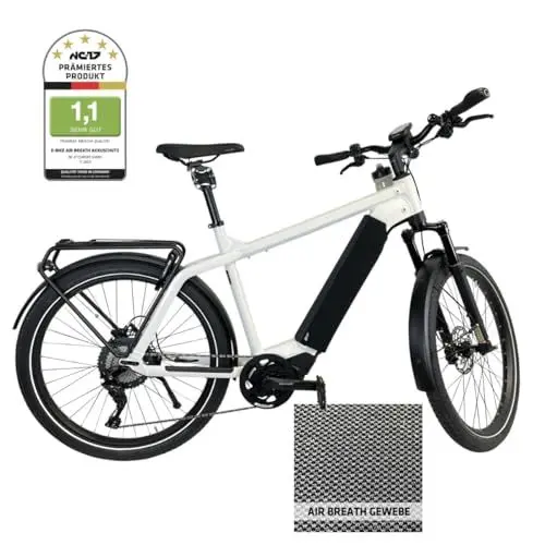 Produktbild: NC-17 Ebike Aku Schutzhülle, E Bike Batterie Thermoschutz Air Breath Technologie auch für 625er Akku, Universal Passform, Schwarz