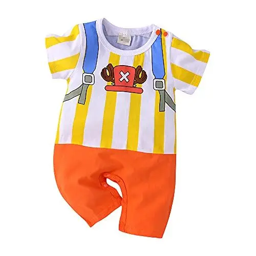 Produktbild: NCTCITY Neugeborenes Baby Strampler Anime Baumwolle Schlafanzug Kurzarm Overall Schlafstrampler in Krabbelanzug Jumpsuits Homewear Pyjamas Säugling Spielanzug Baby-Nachtwäsche Bekleidungs Sets