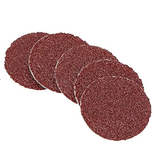 Produktbild: NDNCZDHC 200 Stück 2,5 cm Schleifscheiben, verschiedene Körnungen, 60, 80, 100, 150, 0, 400, rote Schleifpapiere zum Schleifen und Polieren von Kunststein (400#)