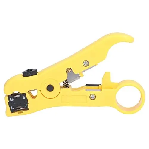 Produktbild: NDNCZDHC MT505 Koaxialkabelschneider ABS-Kabelabisolierwerkzeug für RG59, RG6, RG7 und RG11, UTP STP Twisted Pair