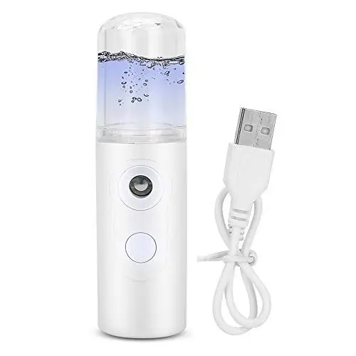 Produktbild: Nebelspray, Gesichtsnebel, Feuchtigkeitsspendendes Gesichtssprühgerät, Tragbares Mini-C-Spray, Gesichtsnebel, Feuchtigkeitsspendendes Gesichtssprühgerät, Tragbares Mini-Kühlgesichtsnebel-Dampfgerät Mi