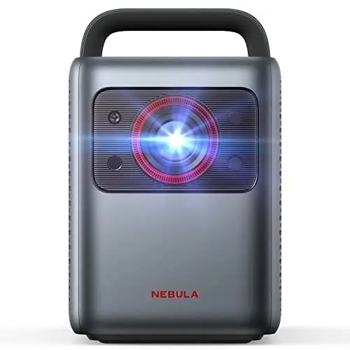 Produktbild: NEBULA von Anker Cosmos Laser 4K Beamer, 2200 ANSI Lumen, Android TV 10.0 mit Dongle, Autofokus, automatische Keystone-Korrektur, Bildschirmanpassung, Heimkino-Beamer mit Wi-Fi & Bluetooth