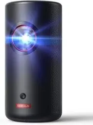 Produktbild: Nebula Anker Capsule 3 Laser 1080p, Smart, WLAN, Mini Beamer, Black, Portable Beamer, Dolby Digital, Laser Projektor, Autofokus, 120-Zoll Bild, 2,5 Stunden Wiedergabe